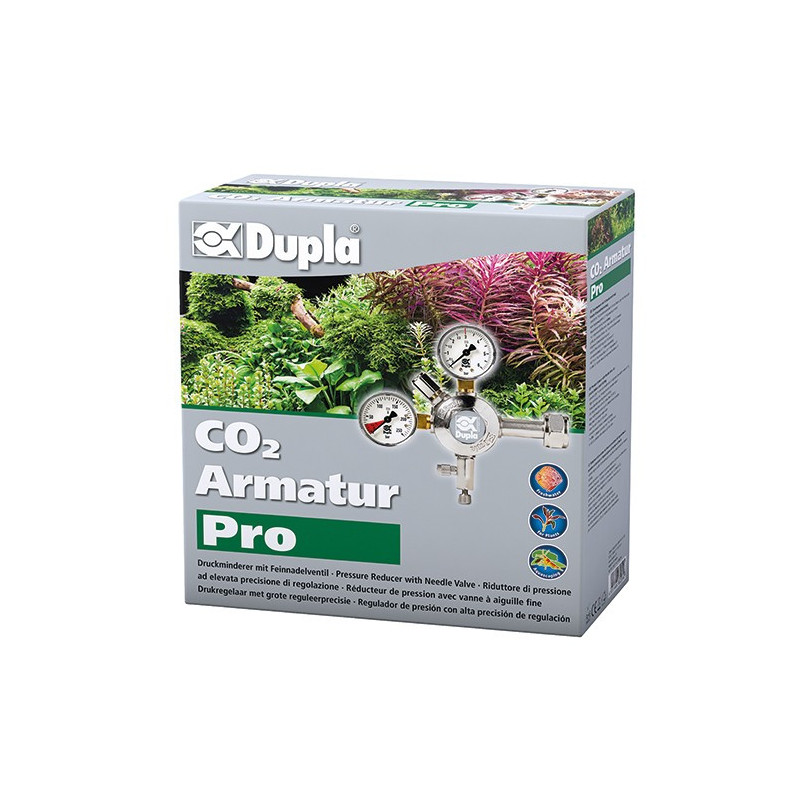 DUPLA CO2 Armatur Plus – Druckminderer Mit Magnetventil Für Aquarien, Automatische CO2-Steuerung